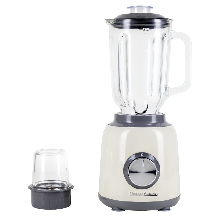 Blender retro avec mini-hachoir Vintage Cuisine