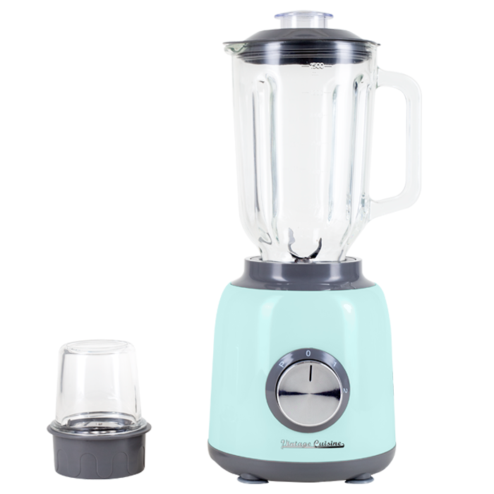 Blender retro avec mini-hachoir Vintage Cuisine