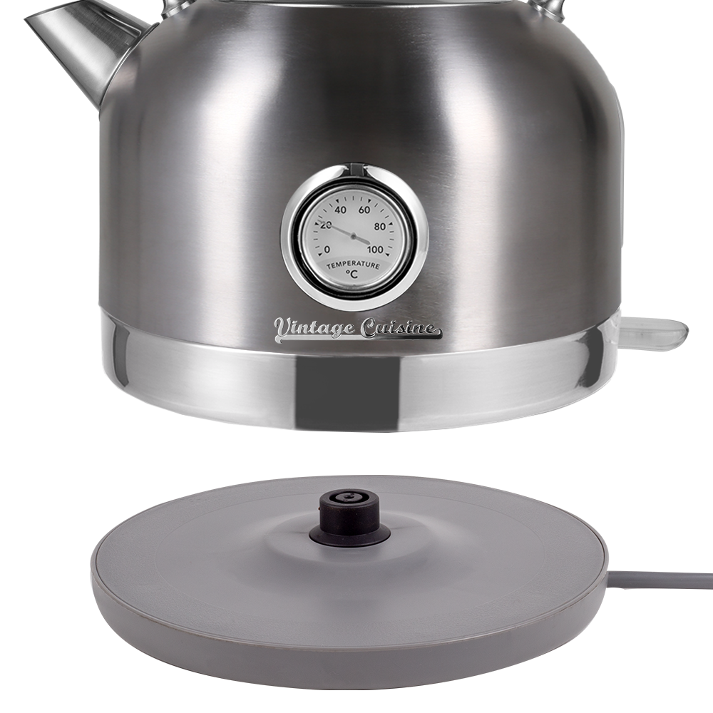 Bouilloire électrique rétro Vintage Cuisine avec thermomètre