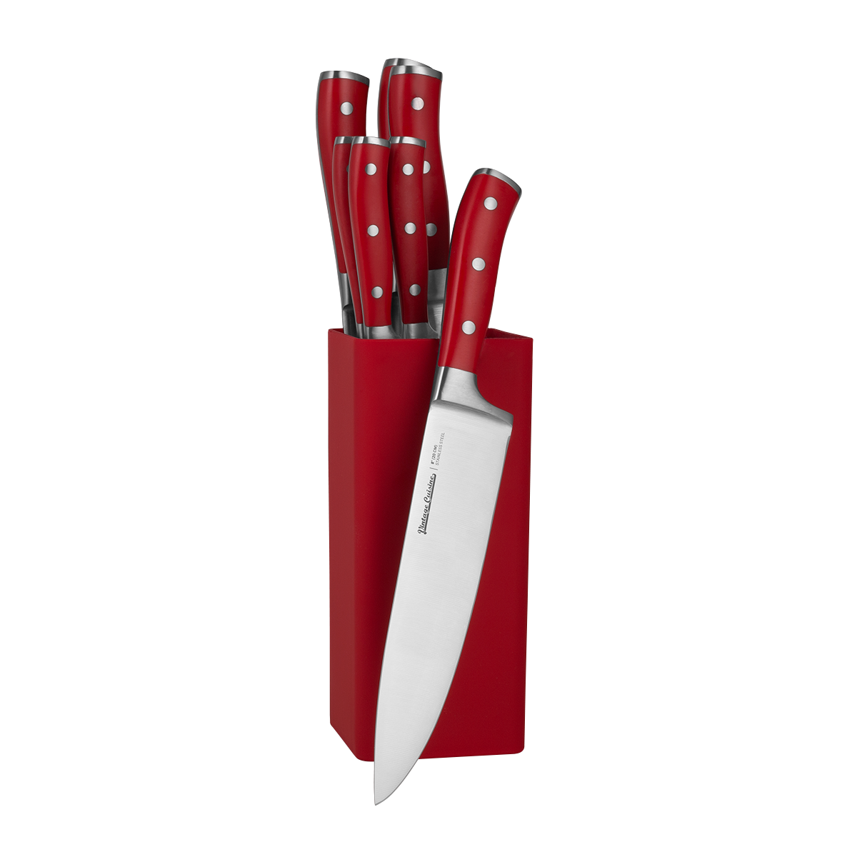 Set de 7 couteaux de cuisine avec support