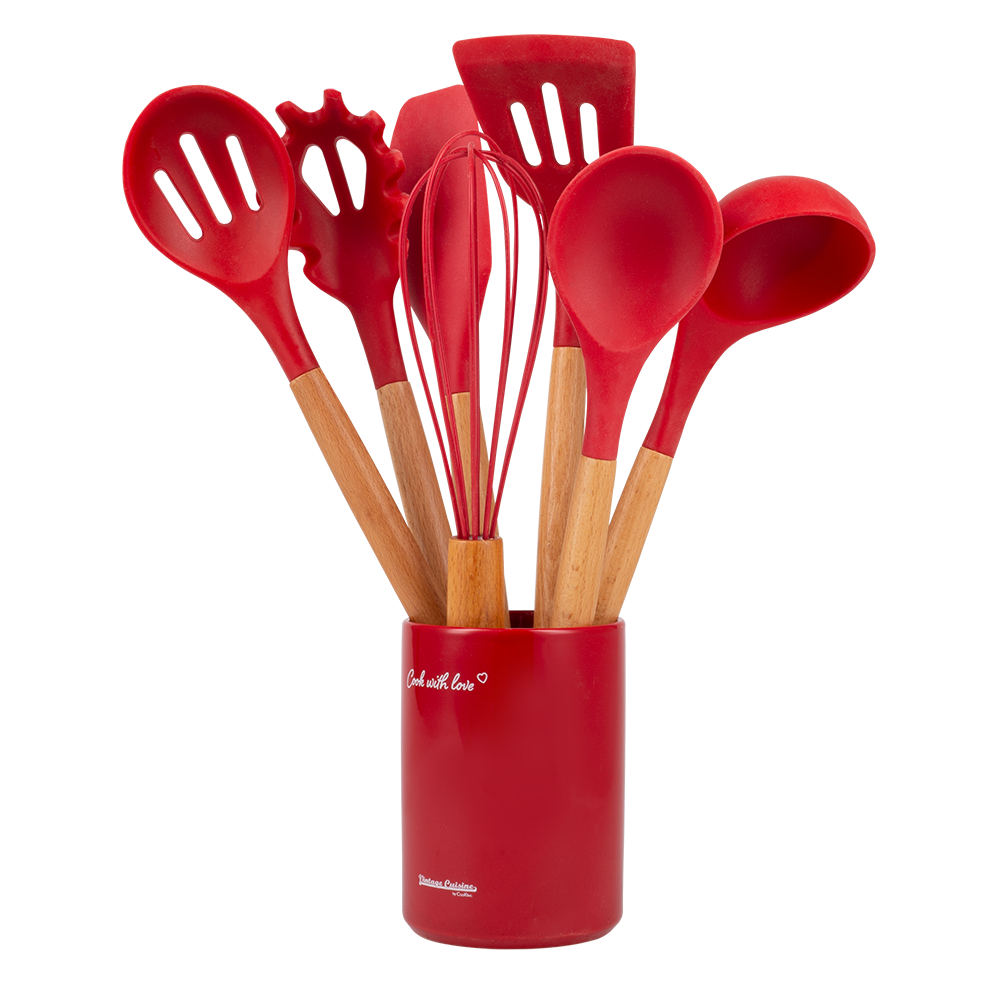 Set d'ustensiles de cuisine rétro
