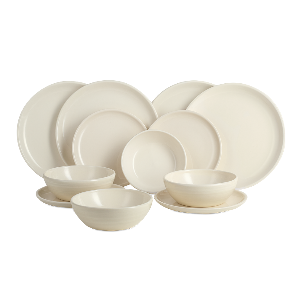 Service de vaisselle en céramique vintage cuisine pour 4 personnes