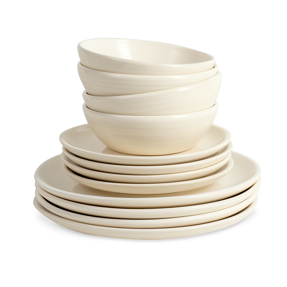 Service de vaisselle en céramique vintage cuisine pour 4 personnes