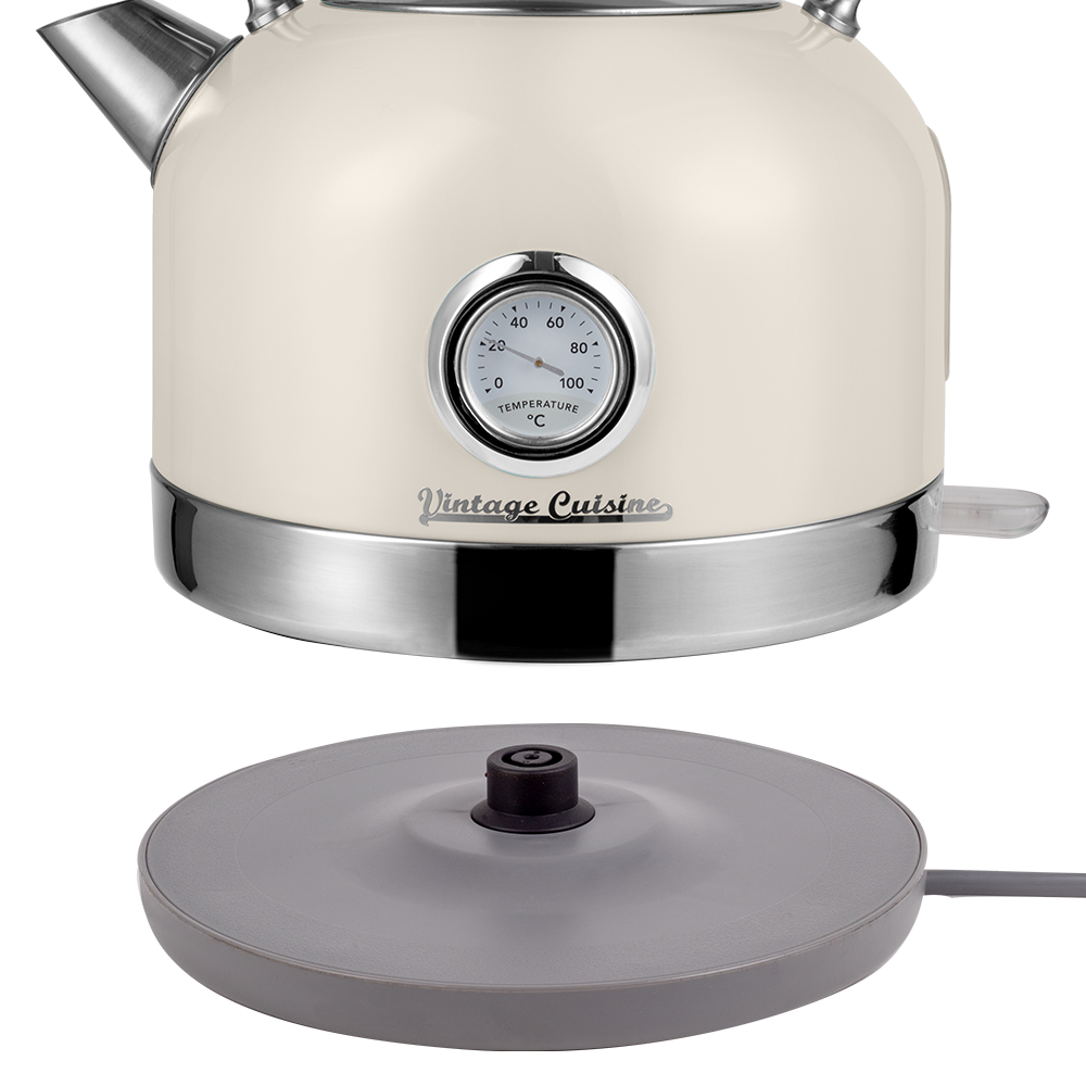 Bouilloire électrique rétro Vintage Cuisine avec thermomètre
