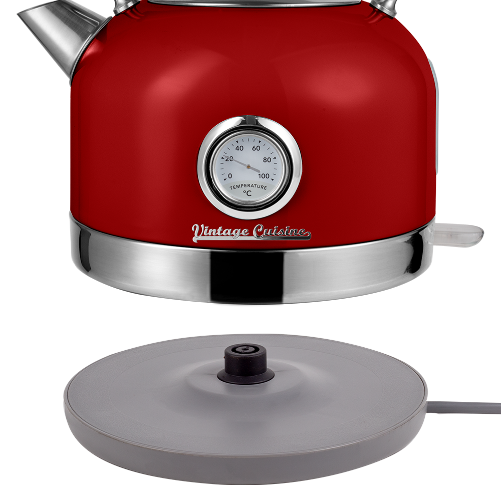 Bouilloire électrique rétro Vintage Cuisine avec thermomètre