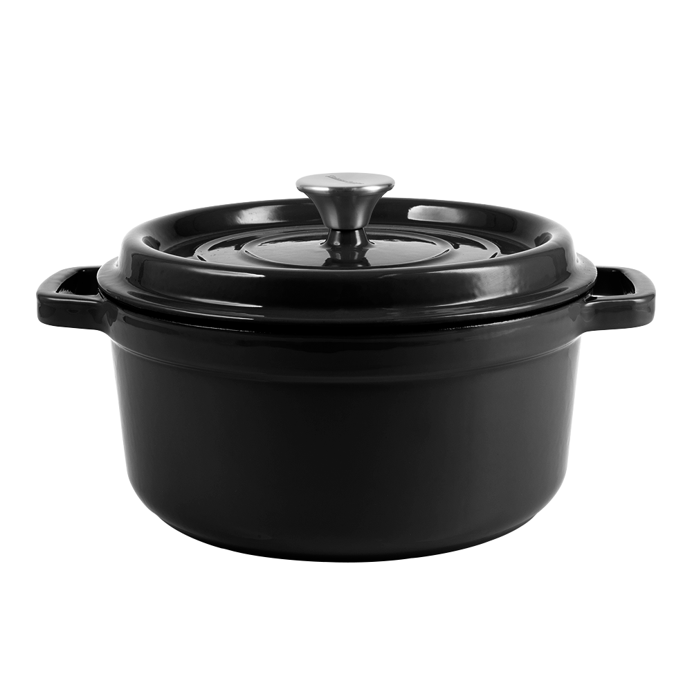 Marmites en fonte émaillée rétro avec couvercle 2,2 l Vintage Cuisine