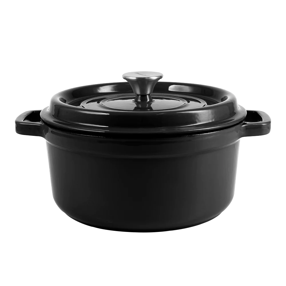 Marmites en fonte émaillée rétro avec couvercle 4,3l Vintage Cuisine