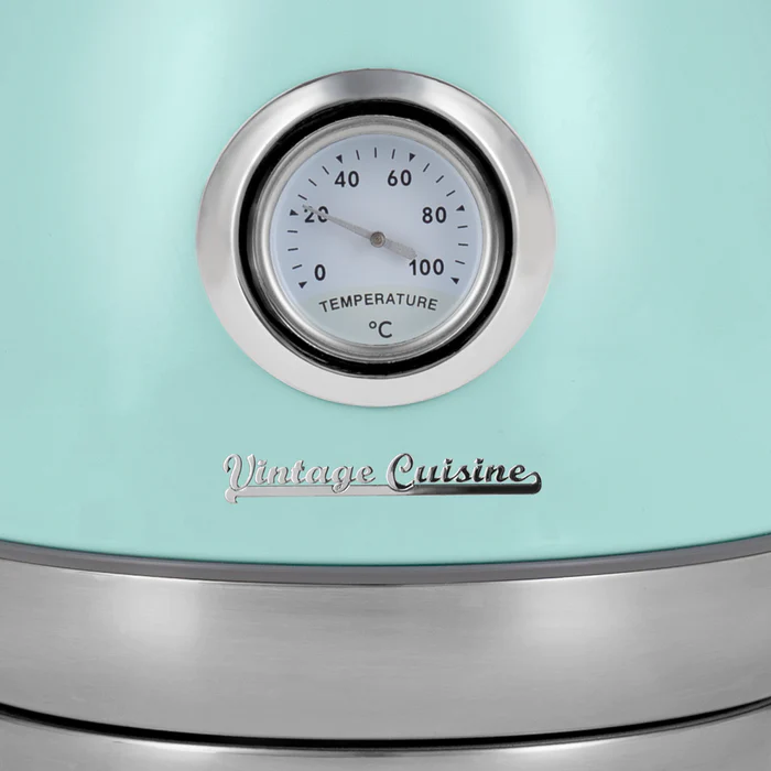 Bouilloire électrique rétro mince Vintage Cuisine avec thermomètre