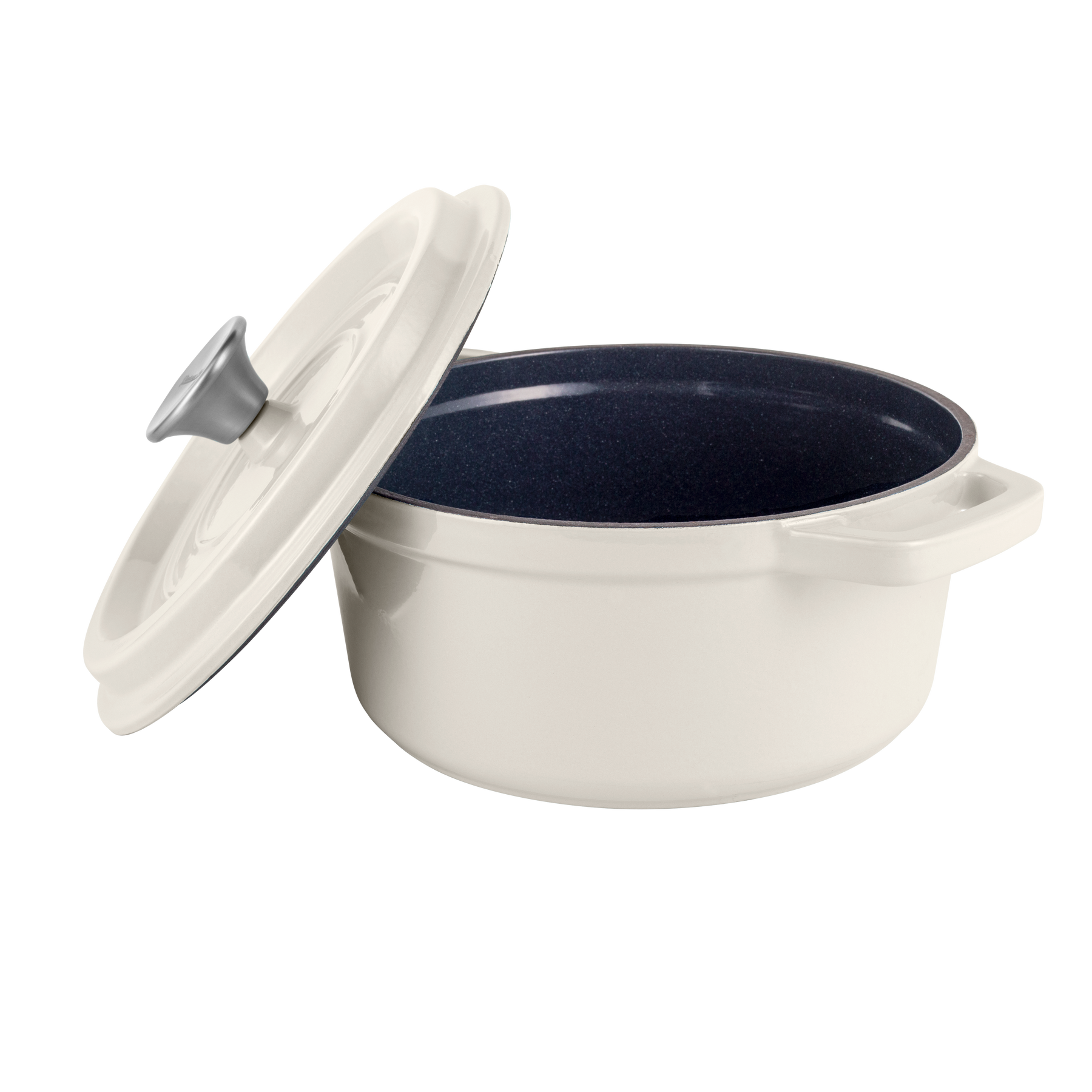 Marmites en fonte émaillée rétro avec couvercle 2,2 l Vintage Cuisine