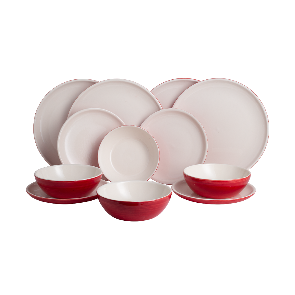 Service de vaisselle en céramique vintage cuisine pour 4 personnes