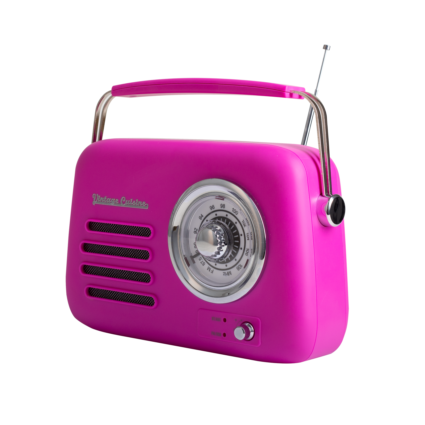 Radio rétro avec haut-parleur bluetooth Vintage Cuisine - couleurs de l'été - mat