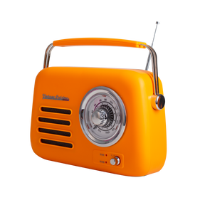 Radio rétro avec haut-parleur bluetooth Vintage Cuisine - couleurs de l'été - mat