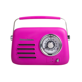 Radio rétro avec haut-parleur bluetooth Vintage Cuisine - couleurs de l'été - mat