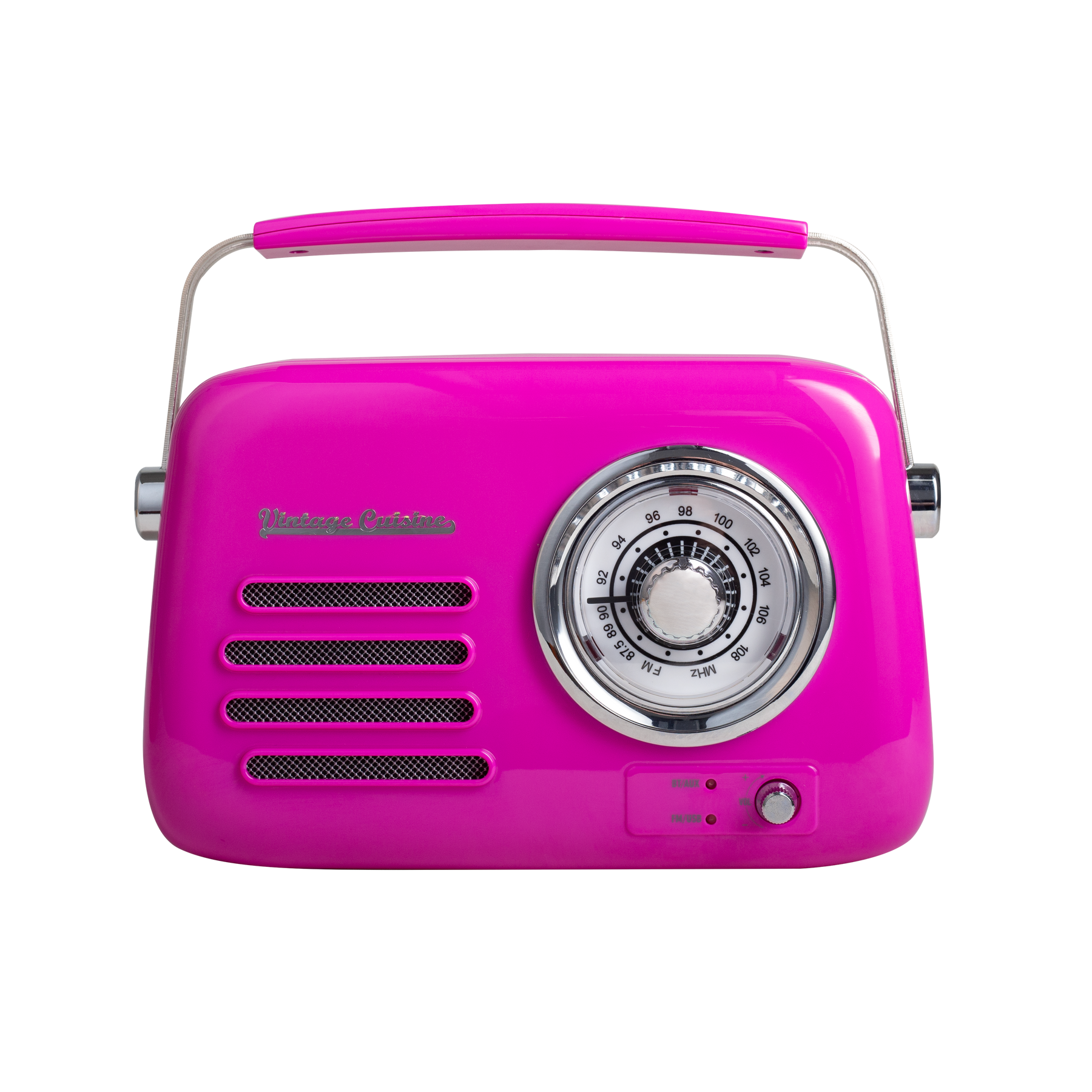 Radio rétro avec haut-parleur bluetooth Vintage Cuisine - couleurs de l'été - glossy