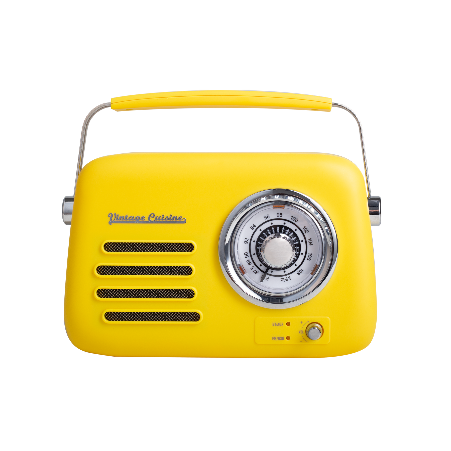 Radio rétro avec haut-parleur bluetooth Vintage Cuisine - couleurs de l'été - mat