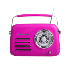 Radio rétro avec haut-parleur bluetooth Vintage Cuisine - couleurs de l'été - mat