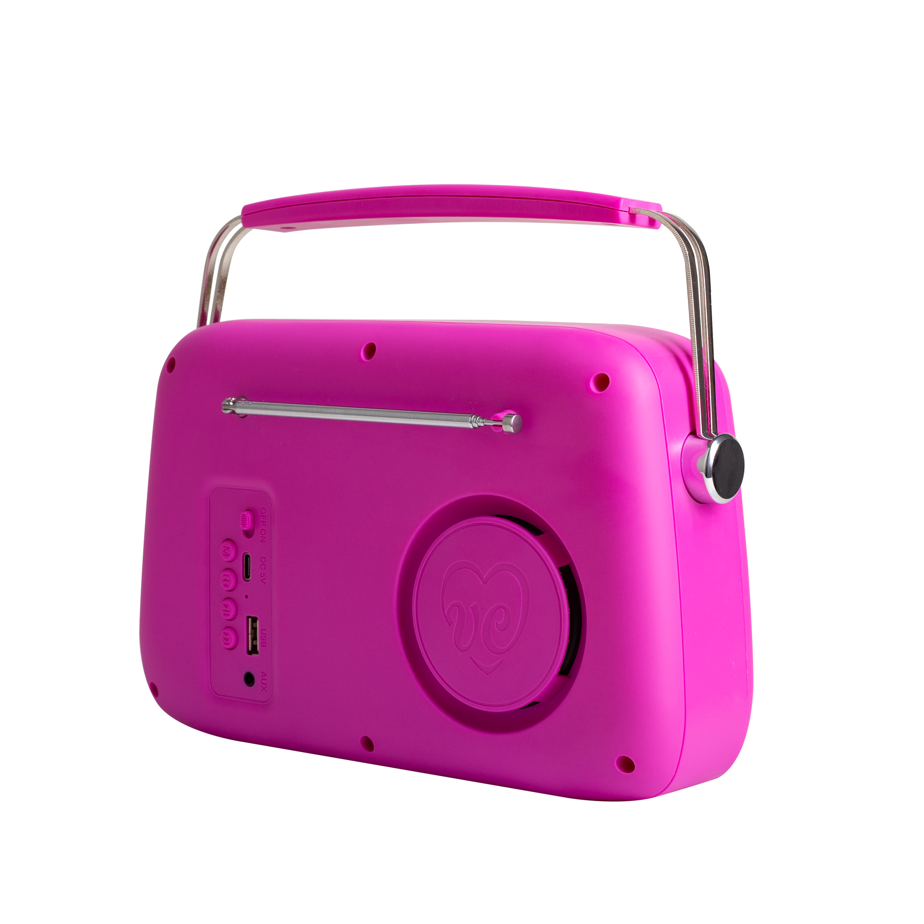 Radio rétro avec haut-parleur bluetooth Vintage Cuisine - couleurs de l'été - mat