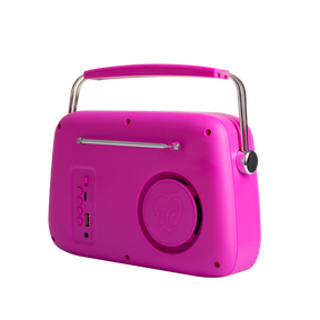 Radio rétro avec haut-parleur bluetooth Vintage Cuisine - couleurs de l'été - mat