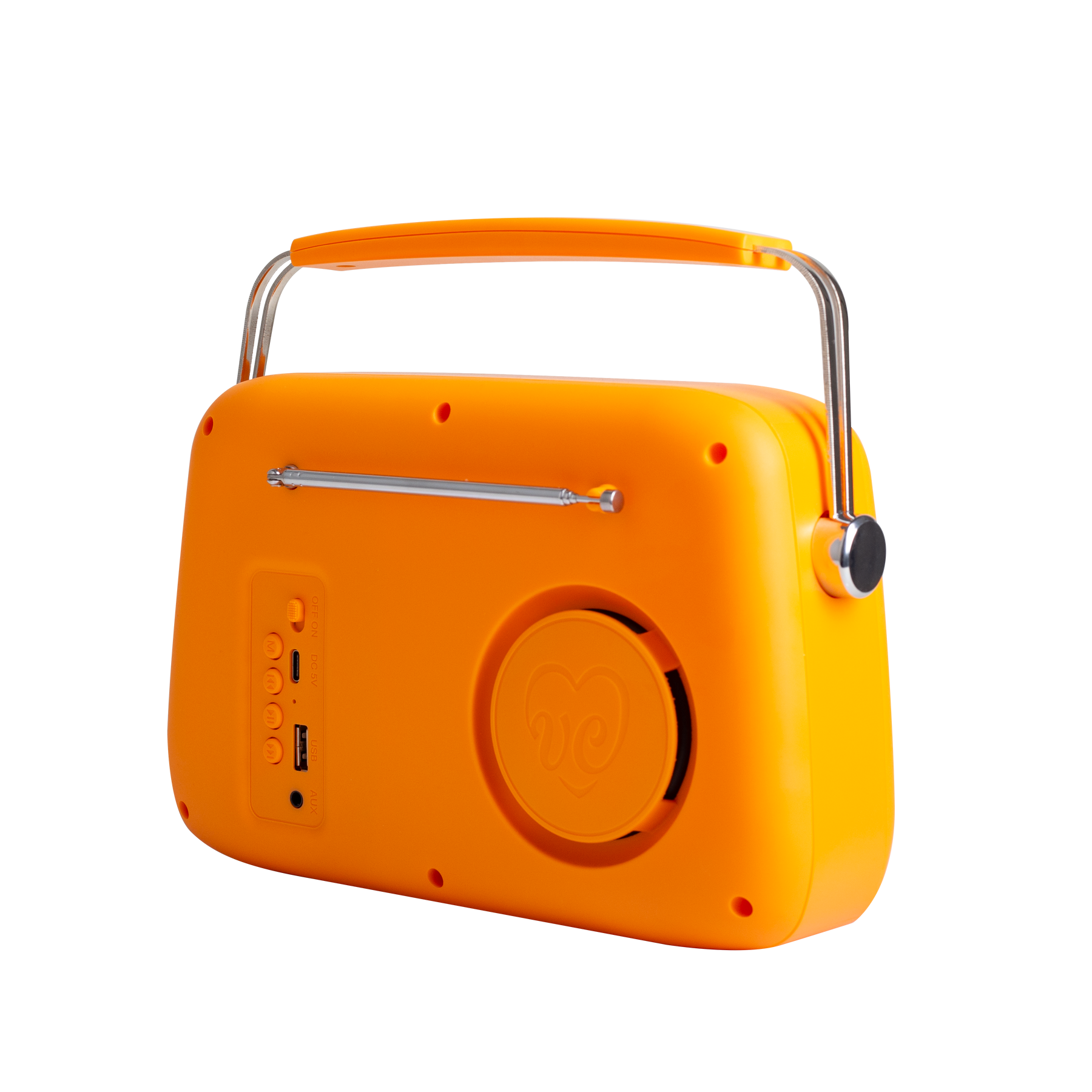 Radio rétro avec haut-parleur bluetooth Vintage Cuisine - couleurs de l'été - mat